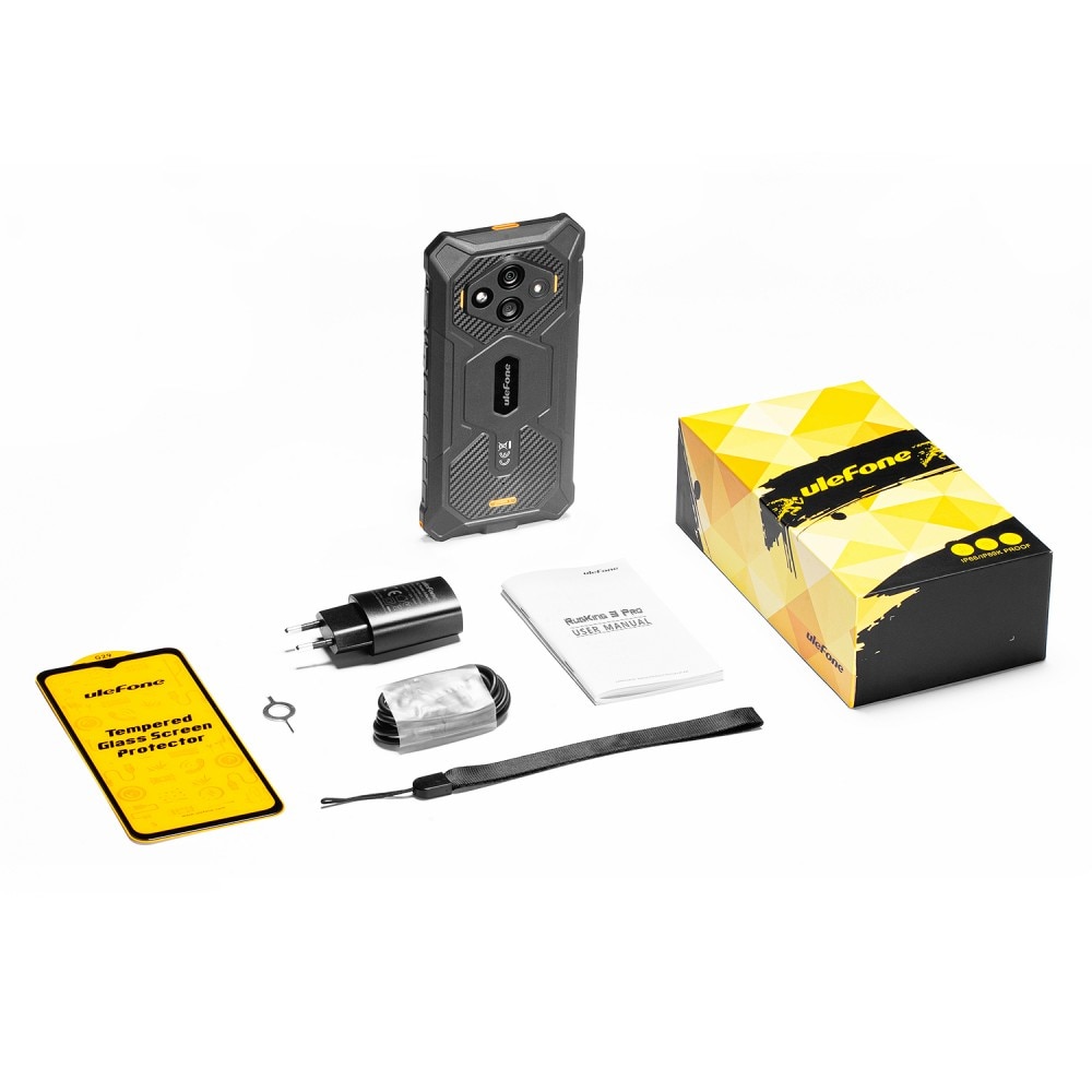 Telefon mobil Ulefone RugKing 3 Pro, 6.56", 4G, 128GB/8GB, 5700mAh, DS, Negru