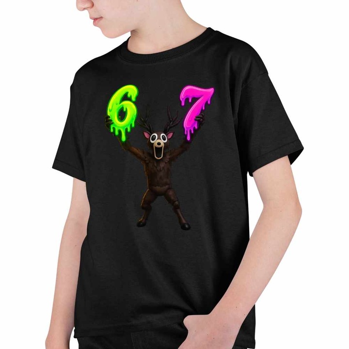 Tricou Copii Baieti Roblox 99 Nights in the Forest Roblox, Fekete