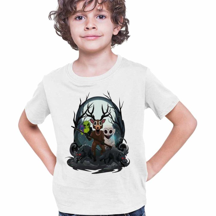 Tricou Copii Baieti 99 Nights Roblox Game Roblox, Fehér