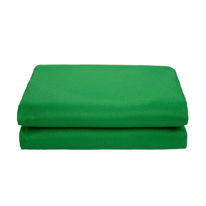 Foto Studio Background, asskanaer, Portabil pentru fundal, Cu 2 cleme si 2 unghie, Usor de instalat, Rezistent la murdarie, Reutilizabil, Portabil si pliabil, Potrivit pentru studio foto video, Polister, 2*3m, Verde