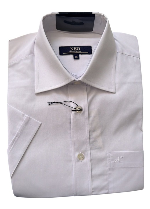 Cămașă albă bărbați, Neo, bumbac-poliester, mărimea, Alb