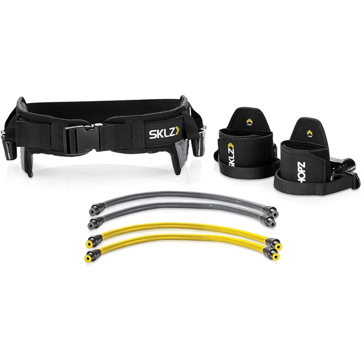Antrenor vertical de sărituri SKLZ HOPZ, benzi de rezistență înlocuibile, 100% sintetic, universal