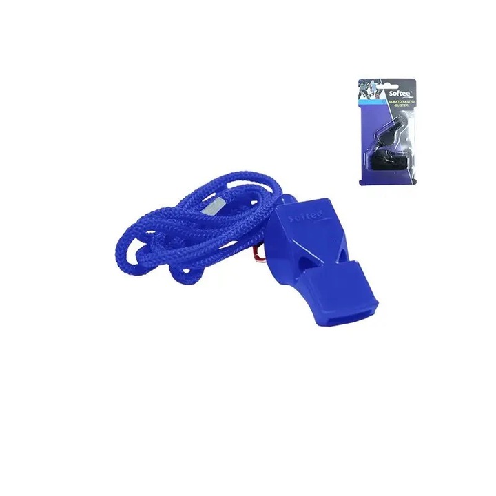 Fluier rapid din plastic - Softee, albastru
