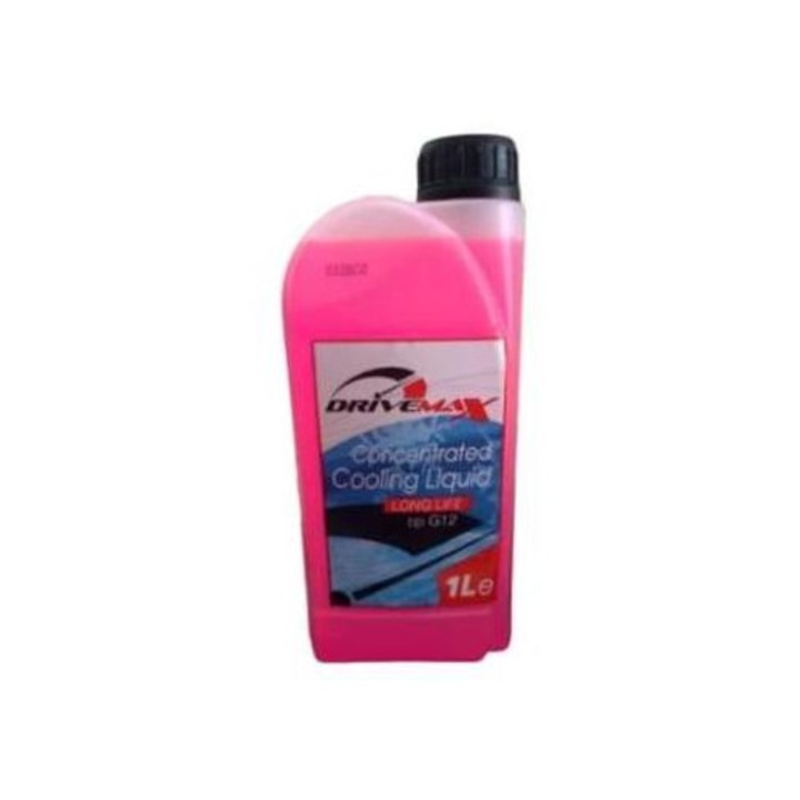 Antigel Concentrat DRIVEMAX G12, 1 Litru, Culoare Rosu/Roz