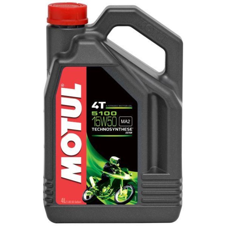 Ulei de motor pentru motociclete - MOTUL 5100 15W50 4T, 4L