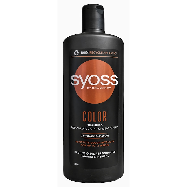 Sampon Syoss Color, 440 ml, pentru par vopsit, protectie si stralucire