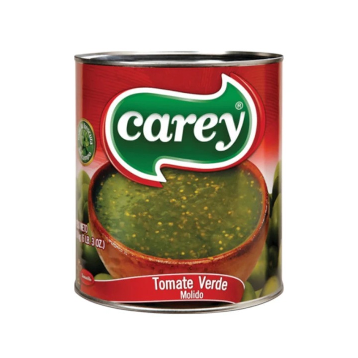 Conservă legume, Carey, Tomatillo macinat, 2, 95kg, gust acrișor, textura omogenă