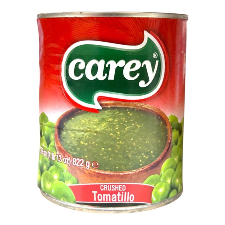 Conservă legume, Carey, Tomatillo macinat, 822g, roșii verde, textură omogenă