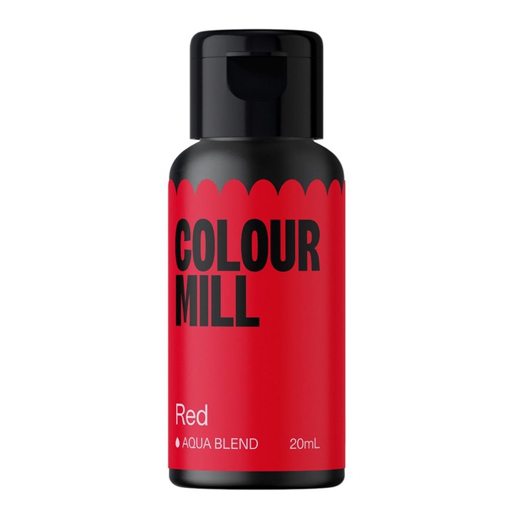 Colorant alimentar rosu Colour Mill 20ml, formula concentrata, rezistent la UV