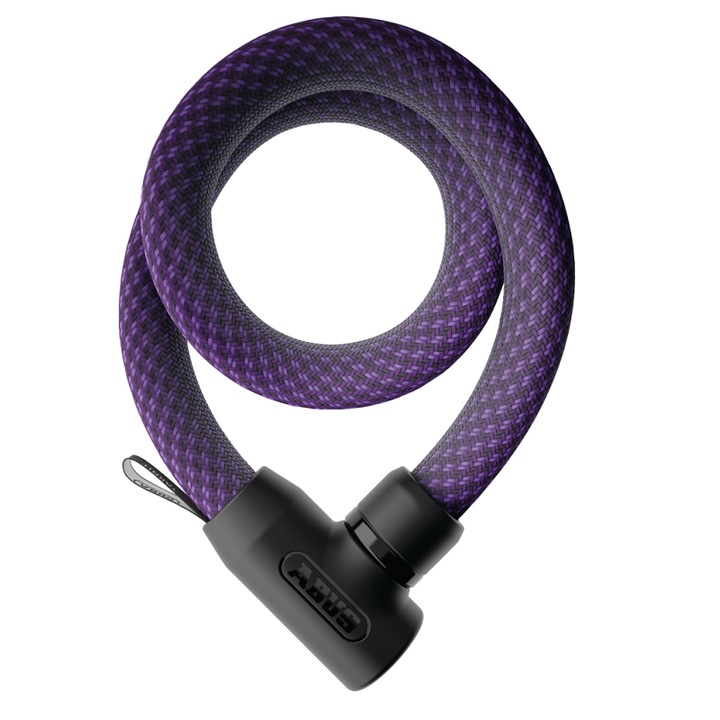 ABUS Yarnit 4004K kerékpárzár, 110 cm, lila