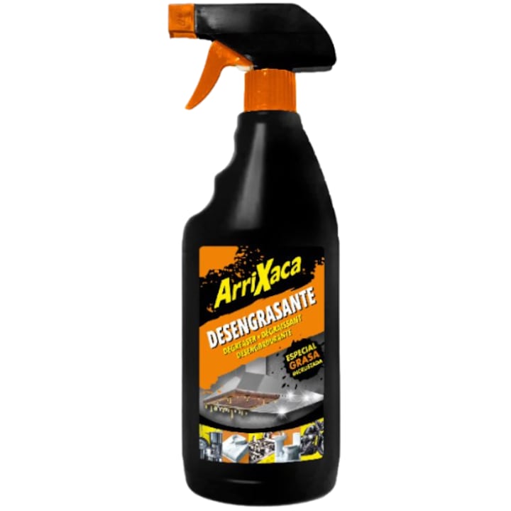 Degresant spray Arrixaca, 750 ml, eficient pentru suprafete si tesaturi, fara soda caustica