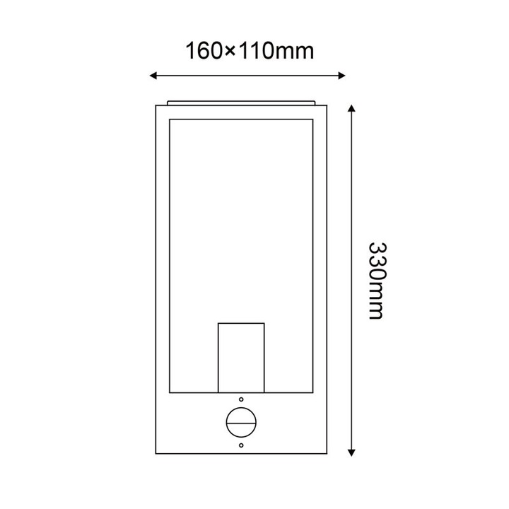 Aplica Aca Lighting, model Celia, 1xE27, alb, IP44, sticla transparenta