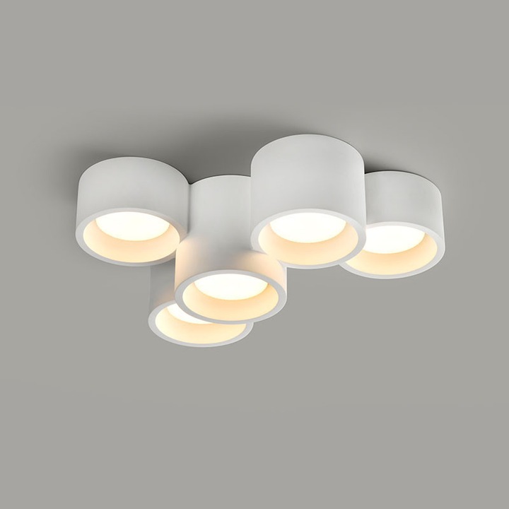 Aplica de tavan, Aca Lighting, GX53, 5 lumini, 7W, culoare naturala, 230V
