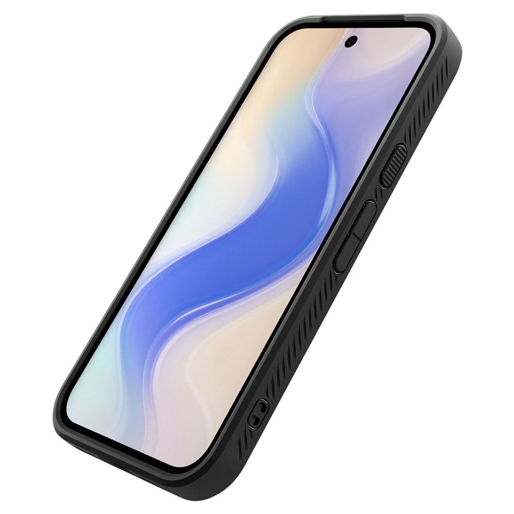 Husă de telefon compatibilă cu Google Pixel 10a - SPIGEN Liquid Air, husă mată neagră