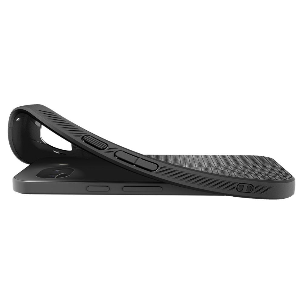 Husă de telefon compatibilă cu Google Pixel 10a - SPIGEN Liquid Air, husă mată neagră