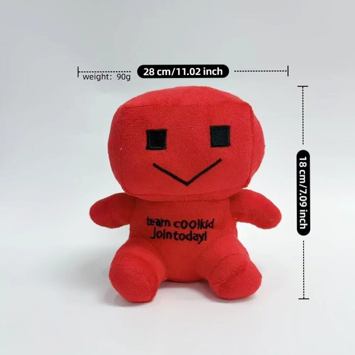 Jucarii de plus, set de papusi rosii, moi si dragute, ideale pentru copii.