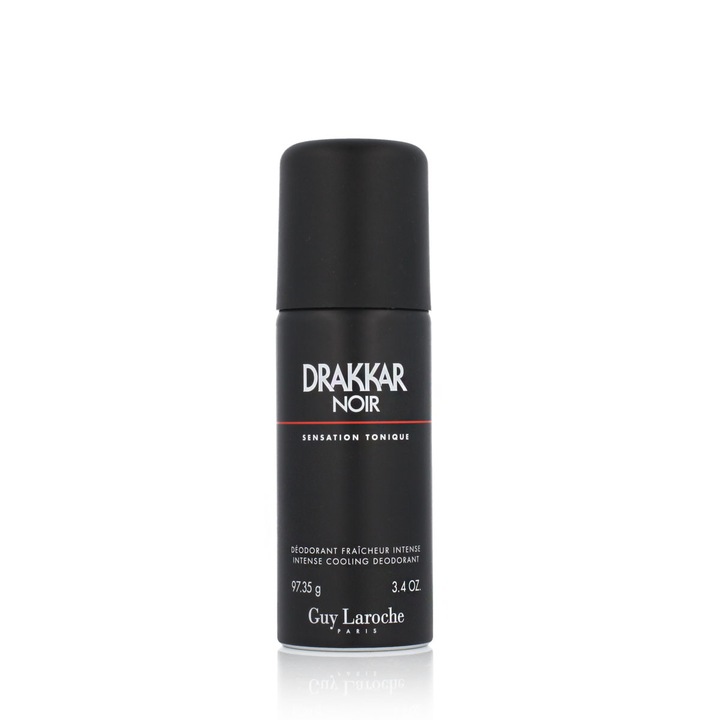 Deodorant spray Guy Laroche Drakkar Noir, 35 g, aromă fougere, pentru bărbați