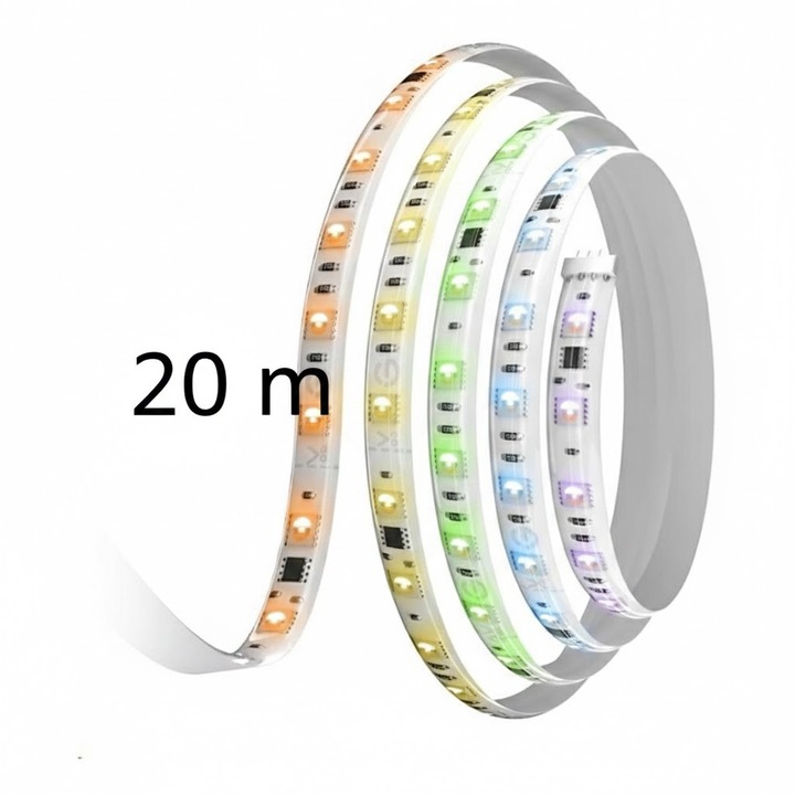 Самозалепваща се многоцветна SMD LED лента 20м