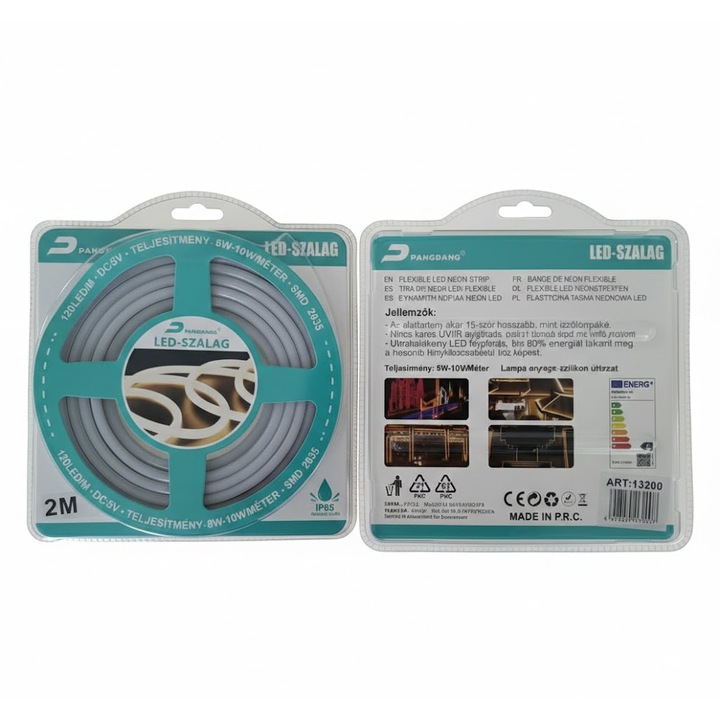 Самозалепваща се гъвкава неонова LED лента 2м