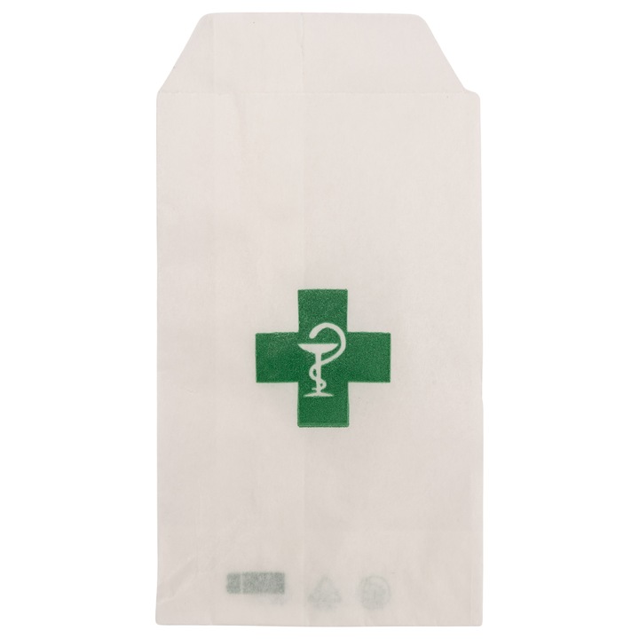 Set pungi farmacie EWS, 6x10cm, 1000 bucati