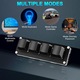 Mini tastatura mecanica programabila, 4 taste, compatibila cu mai multe dispozitive de sistem, butoane personalizabile, cu RGB, instructiuni de control rapid, pentru jocuri, design si birou, negru
