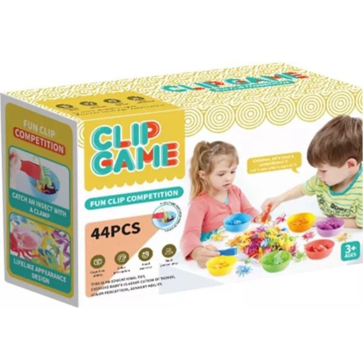 Joc educativ copii, 44 piese, multicolor, 3+ ani, set