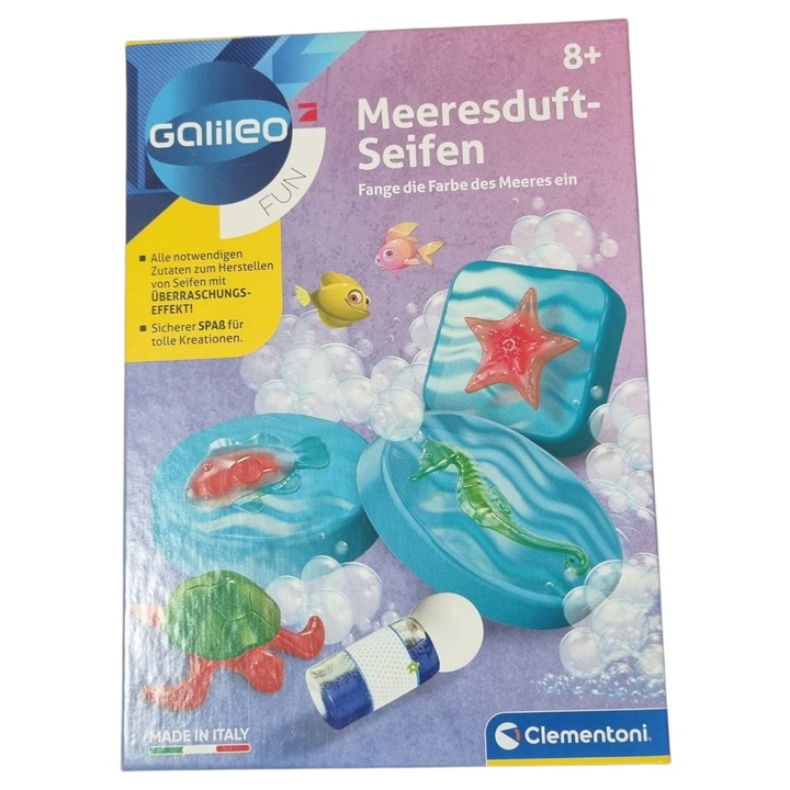 Set creatie Galileo, sapunuri multicolore cu miros de mare, 25cm, pentru copii si parinti