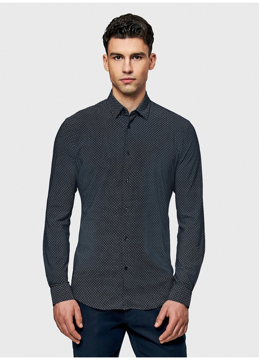 Pako Lorente, Slim Fit, fekete, Fekete