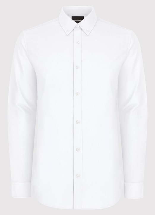 Cămașă Pako Lorente, Slim Fit, Alb