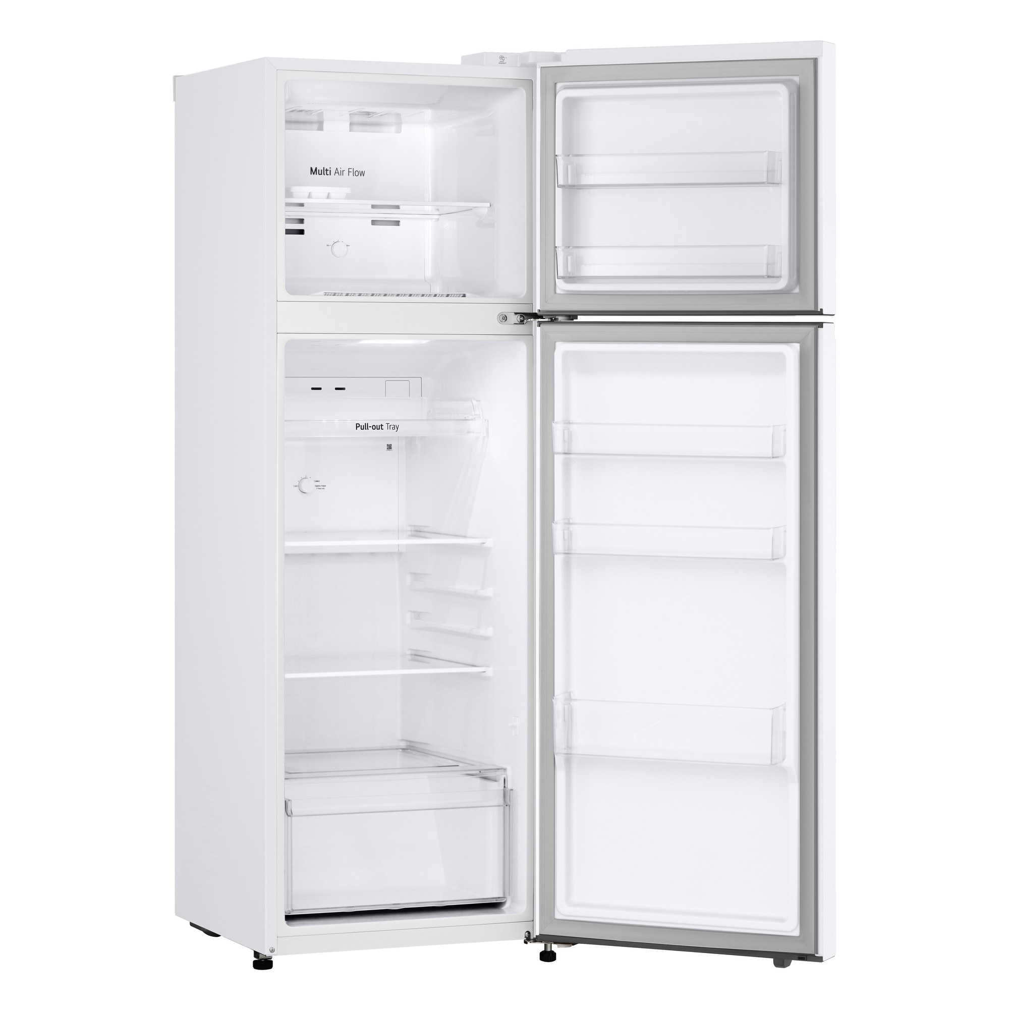 Frigider cu doua usi LG GTBV20SWZJD, No Frost, 266 l, H 168 cm, Clasa E, Alb
