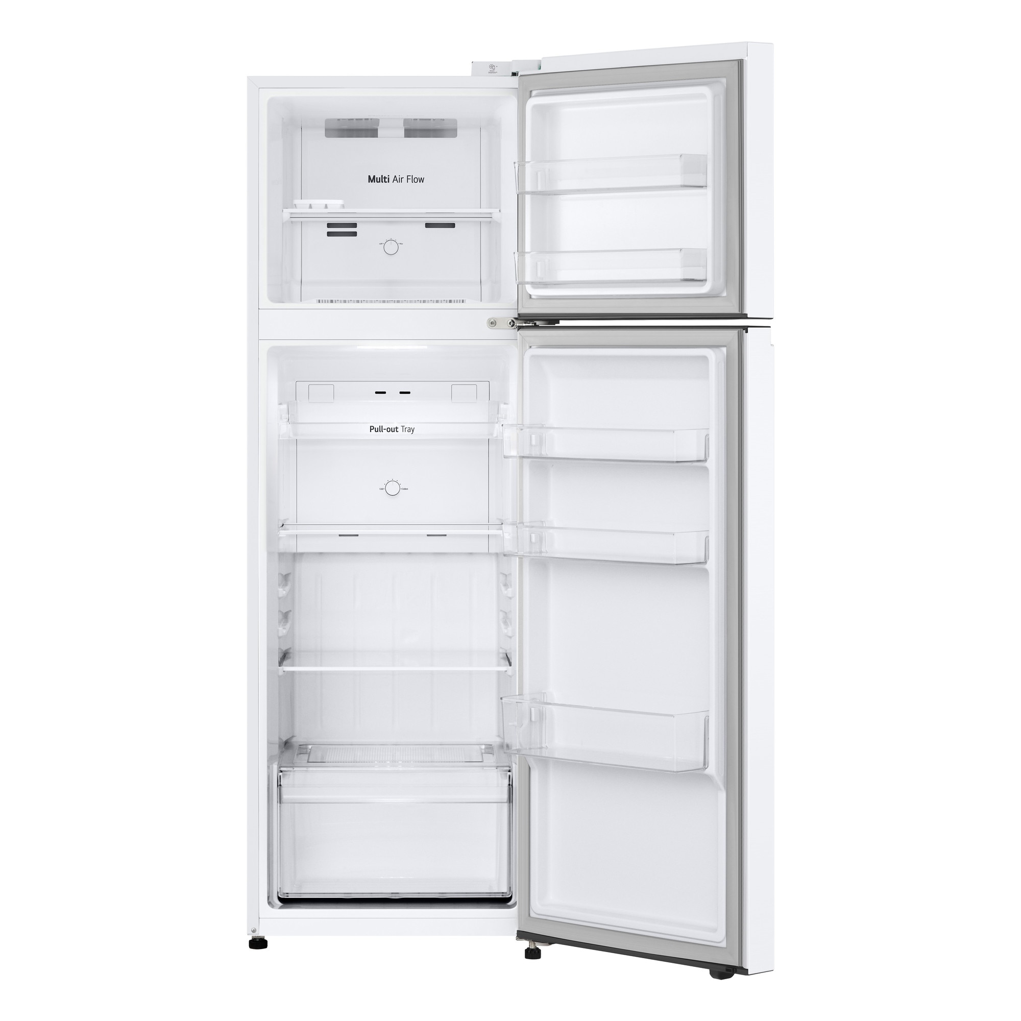 Frigider cu doua usi LG GTBV20SWZJD, No Frost, 266 l, H 168 cm, Clasa E, Alb