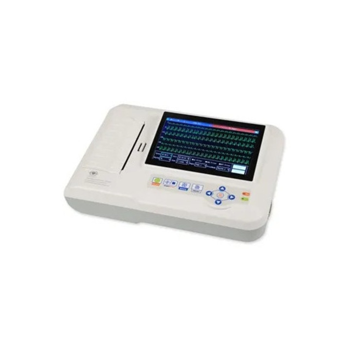 ECG Digital 12 Derivatii, Golden Protect, Ecran Tactil 7", Compact, Portabil