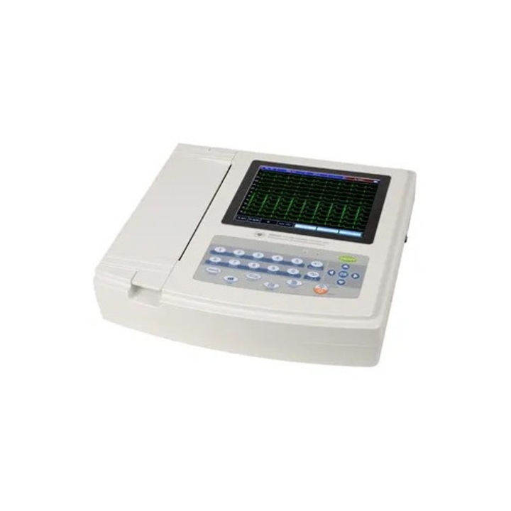 Electrocardiograf 12 canale, Golden Protect, ecran TFT 8 inch, acumulator reincarcabil, 334x320x85mm