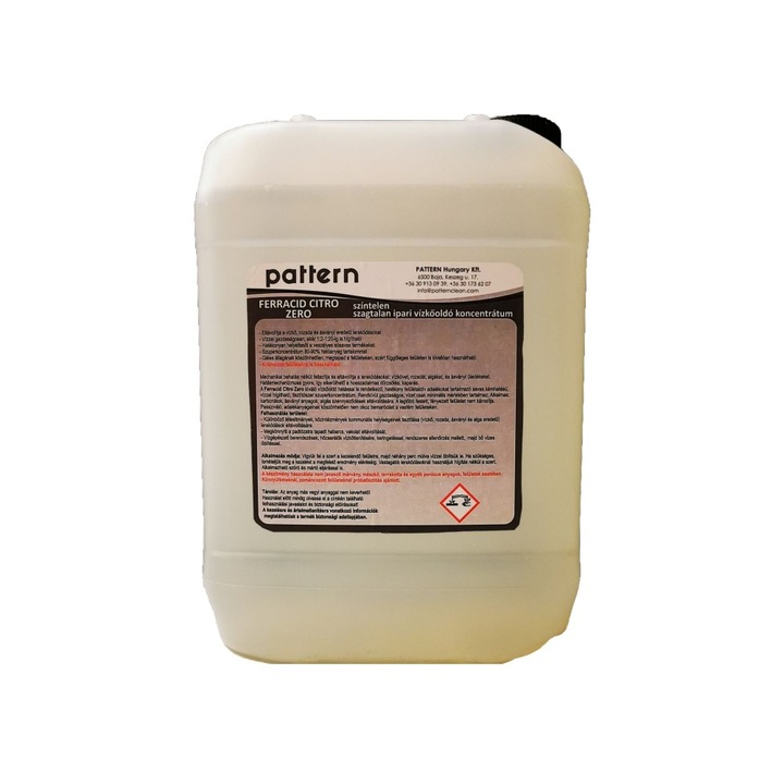 Ferracid Citro Zero színtelen ipari vízkőoldó koncentrátum - 5L