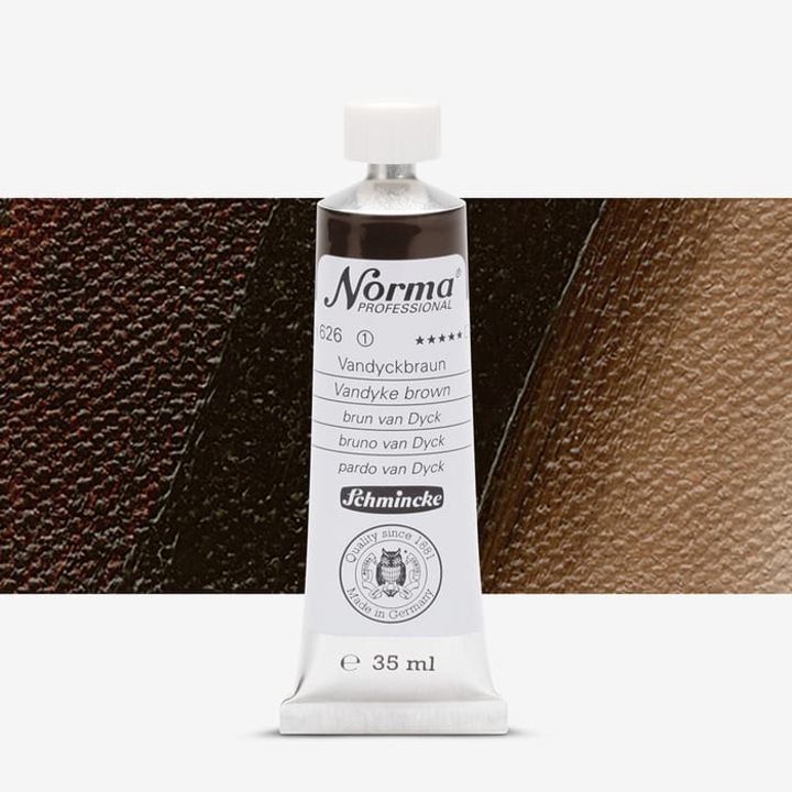 Culori ulei extra-fine 35 ml Norma - Schmincke, 626 Vandyke brown