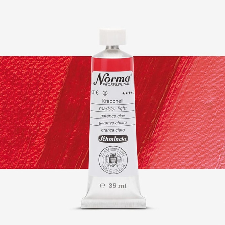 Culori ulei extra-fine 35 ml Norma - Schmincke, 316 Madder light