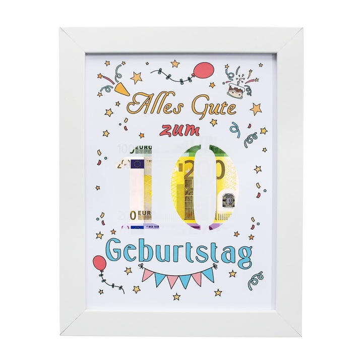 Rama foto Husalsea, alb, birou, creativă, aniversare 10 ani