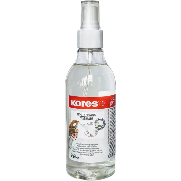 Solutie Curatare Tabla Alba Kores 250ml - Curata si Reda Stralucirea