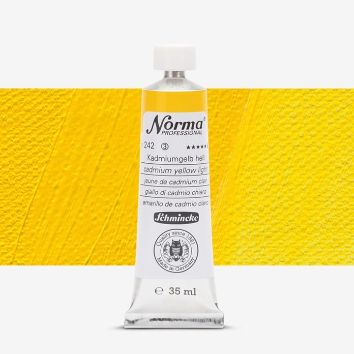 Culori ulei extra-fine 35 ml Norma - Schmincke, 242 Cadmium yellow light