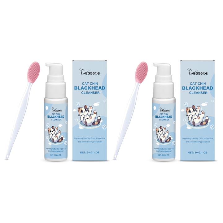 Kisállat szakállápoló készlet, 2 darabos, 30g