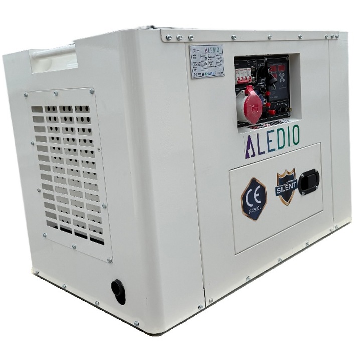Generator de curent, diesel, 12.5 kVA, 10 kW, 380/220V, Aledio
