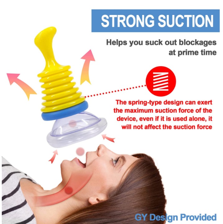 Masca de salvare pentru asfixie, albastra, set pentru adult/copil