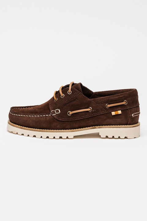 Lumberjack, Pantofi boat din piele intoarsa Freeman, Maro