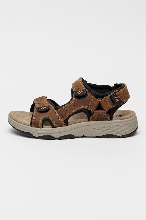 Lumberjack, Sandale cu inchidere velcro Maui, Maro
