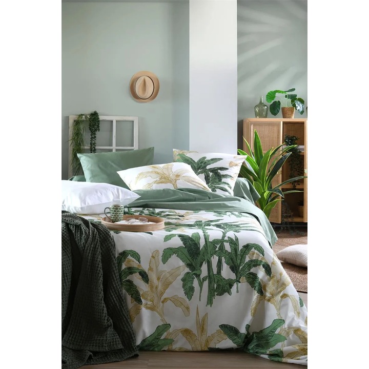 Husa pilota bumbac Arama 240×220 cm – Verde