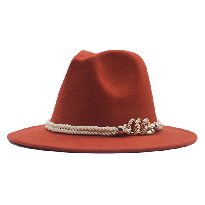 Унисекс шапка, оранжево-червена, M (56-58см)