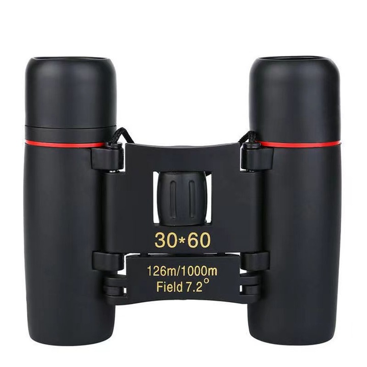 Binoclu Cherry Blossom 30x60, inalta definitie, portabil, pliabil, albastru