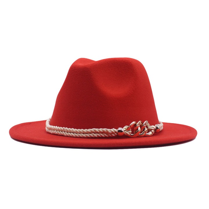 Palarie, rosu aprins, M (56-58cm)