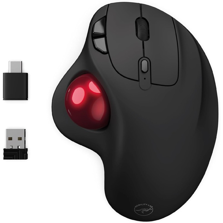 Безжична мишка тракбол Mobility Lab, ергономичен комфорт, USB/USB-C