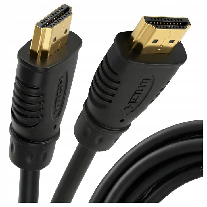 Cablu HDMI 1.4V 10M Vayox VA0186, 4K, Ultra HD, Full HD, Compatibil cu consola, TV, PC, Cupru, Invelis Tangle Free, Negru